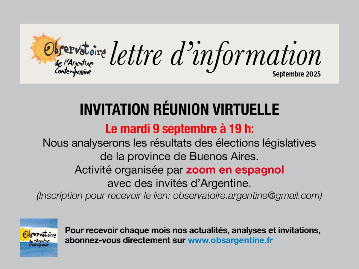 Lettre d’information – Septembre&nbsp;2025