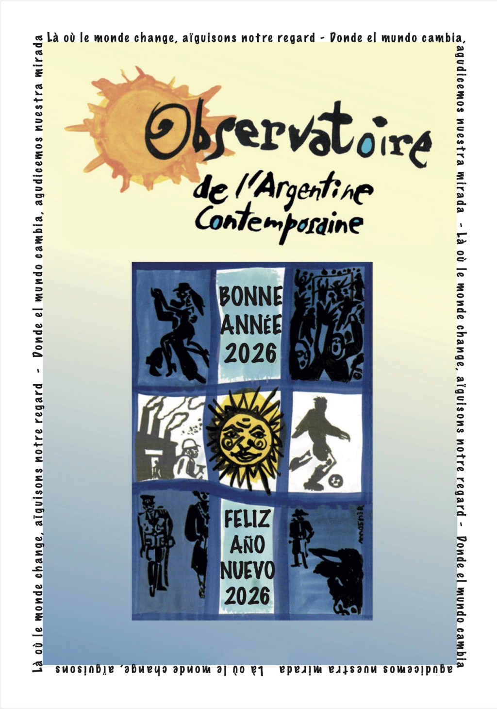 L&rsquo;Observatoire de l&rsquo;Argentine contemporaine vous souhaite une bonne année&nbsp;2026